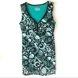 Gerry sleeveless Daisy print floral dress L